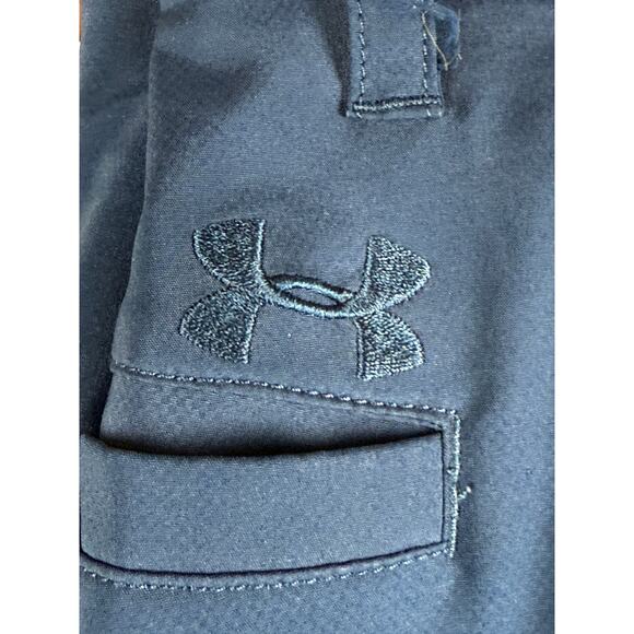 Under Armour‎ Golf Heatgear Performance Stretch Tech Shorts Navy Blue Mens 30 UA - Picture 3 of 9